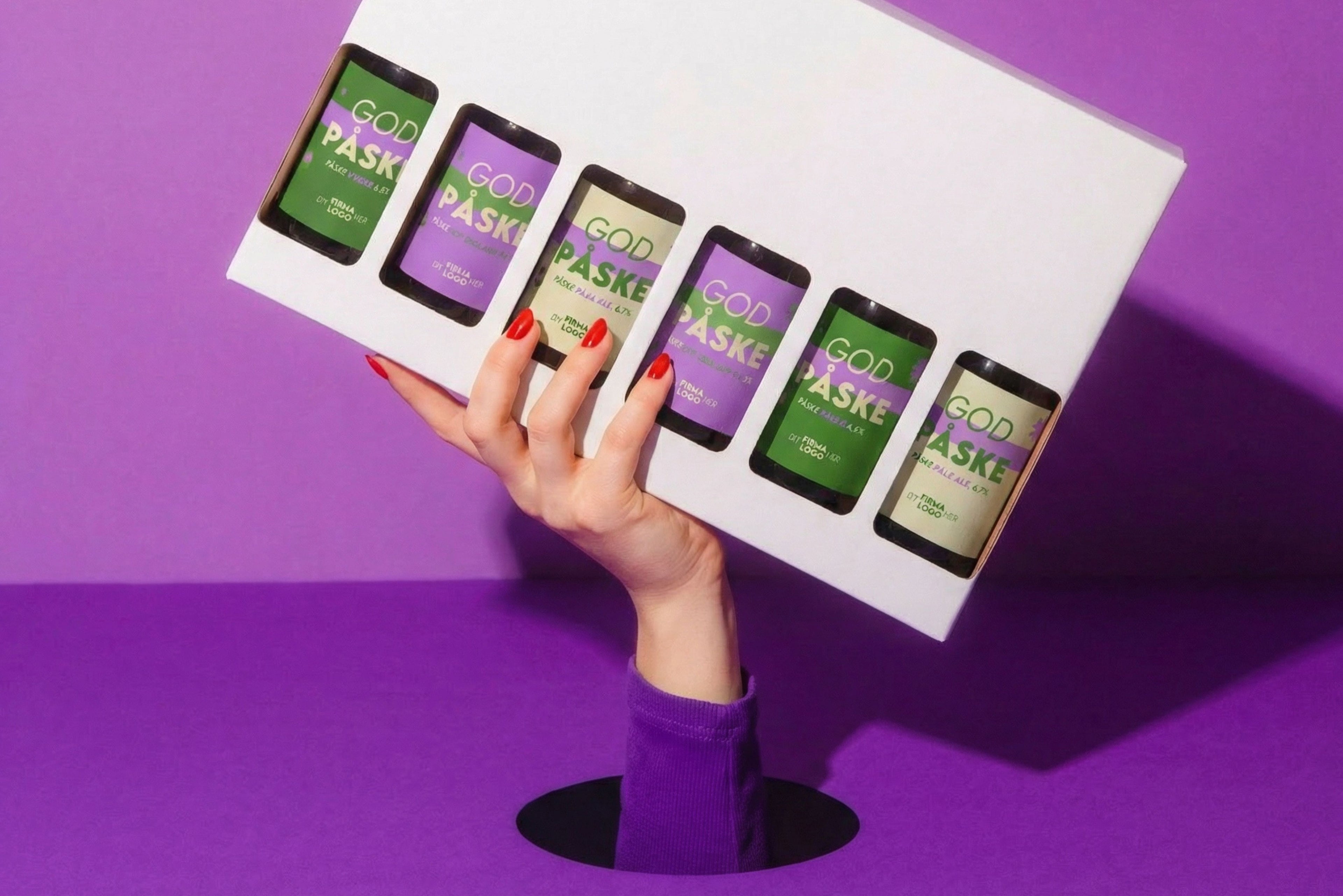 Påskegave til virksomheder – specialøl med logo