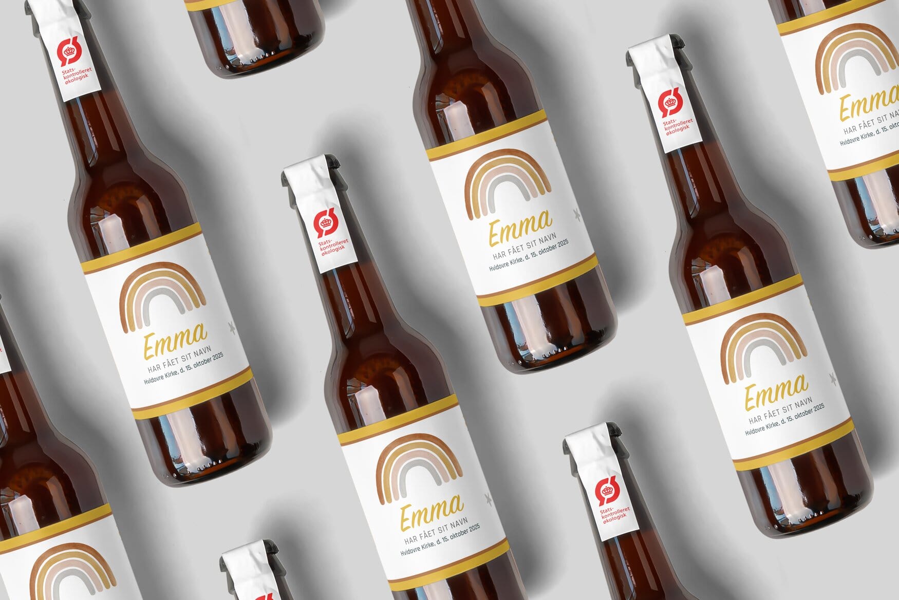 Barnedåb og navngivning - Øl med navn - solskin