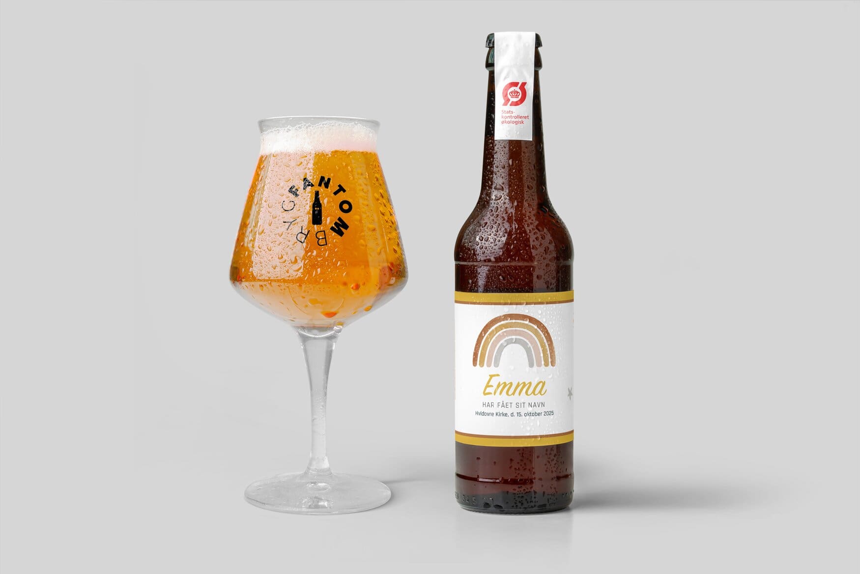 Barnedåb og navngivning - Øl med navn - solskin