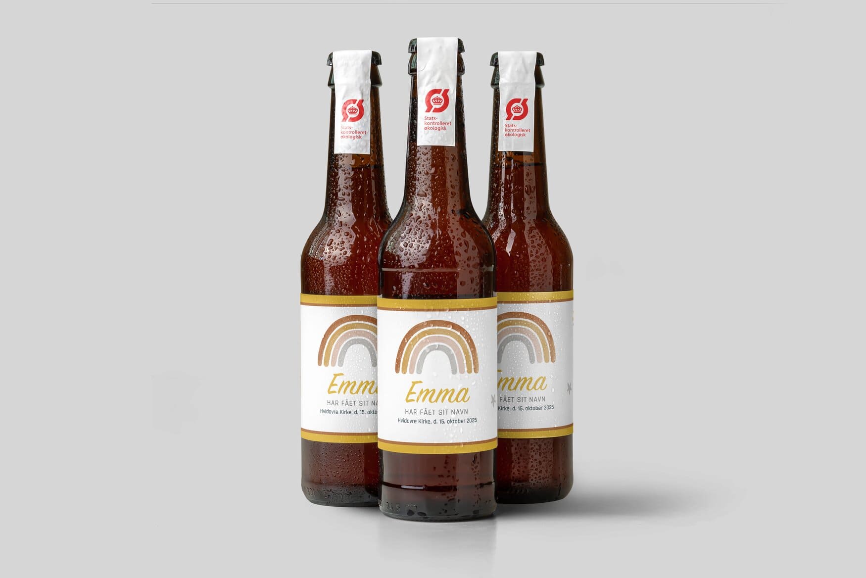 Barnedåb og navngivning - Øl med navn - solskin