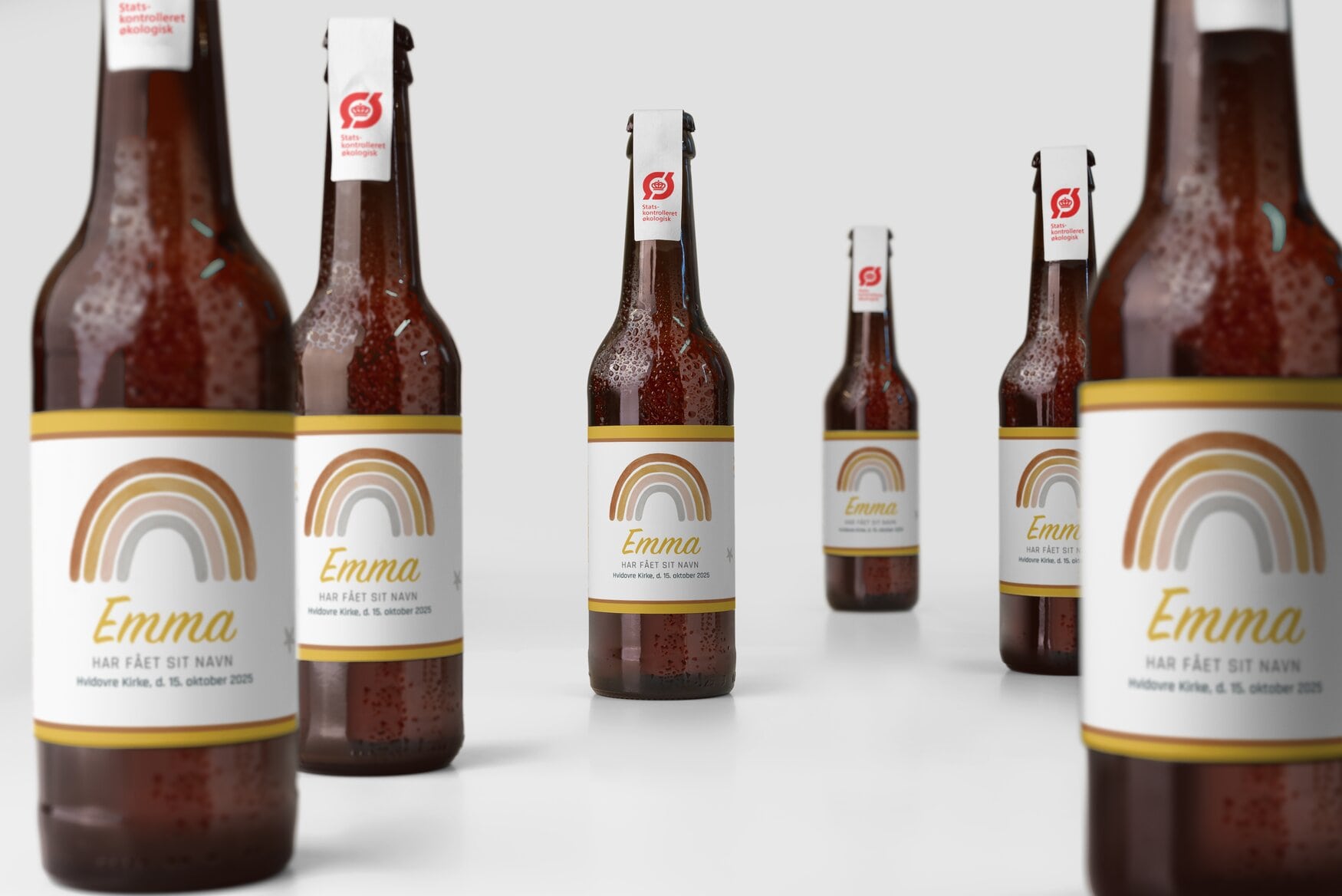 Barnedåb og navngivning - Øl med navn - solskin