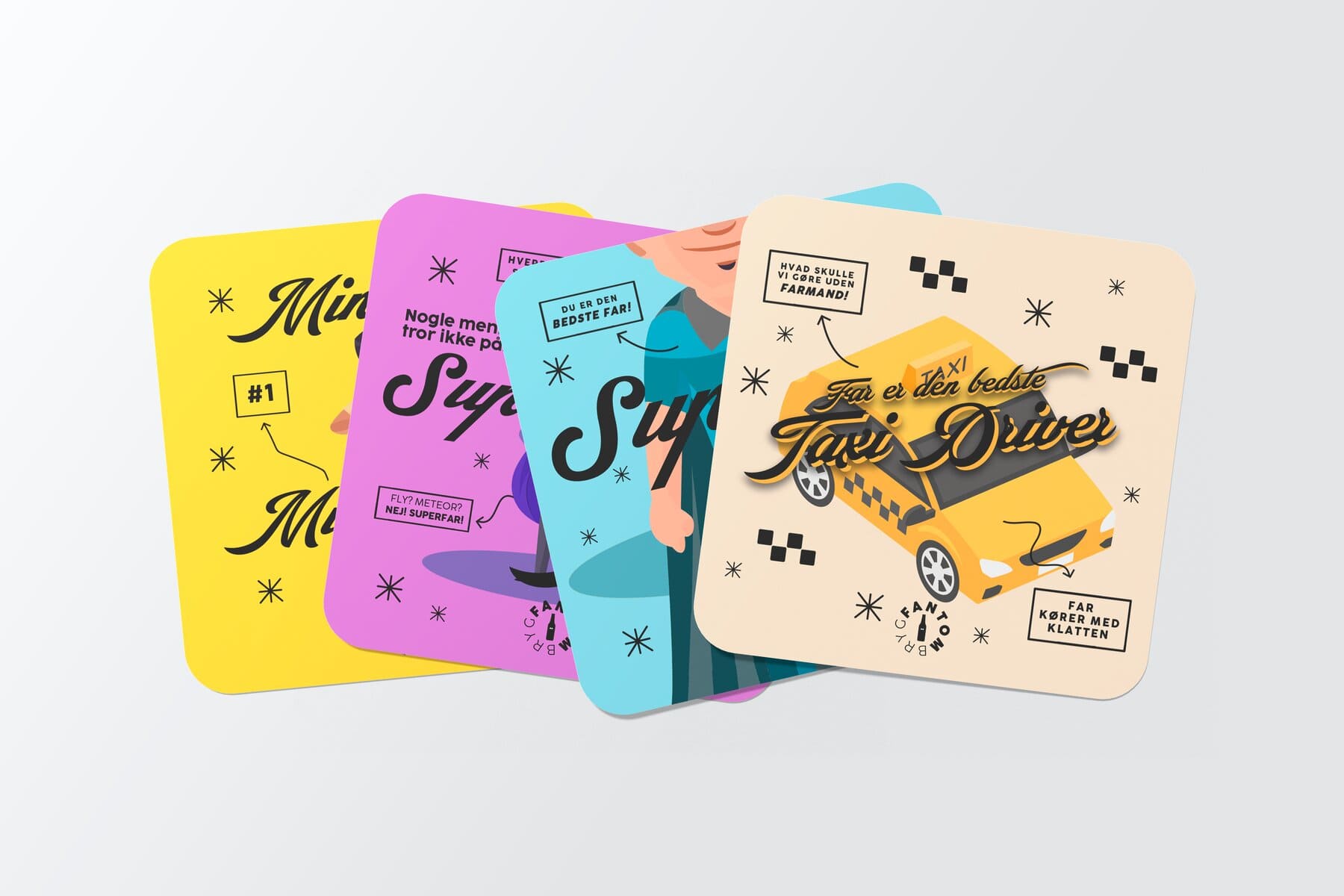 Fars Dag - SUPERFAR Sticker set
