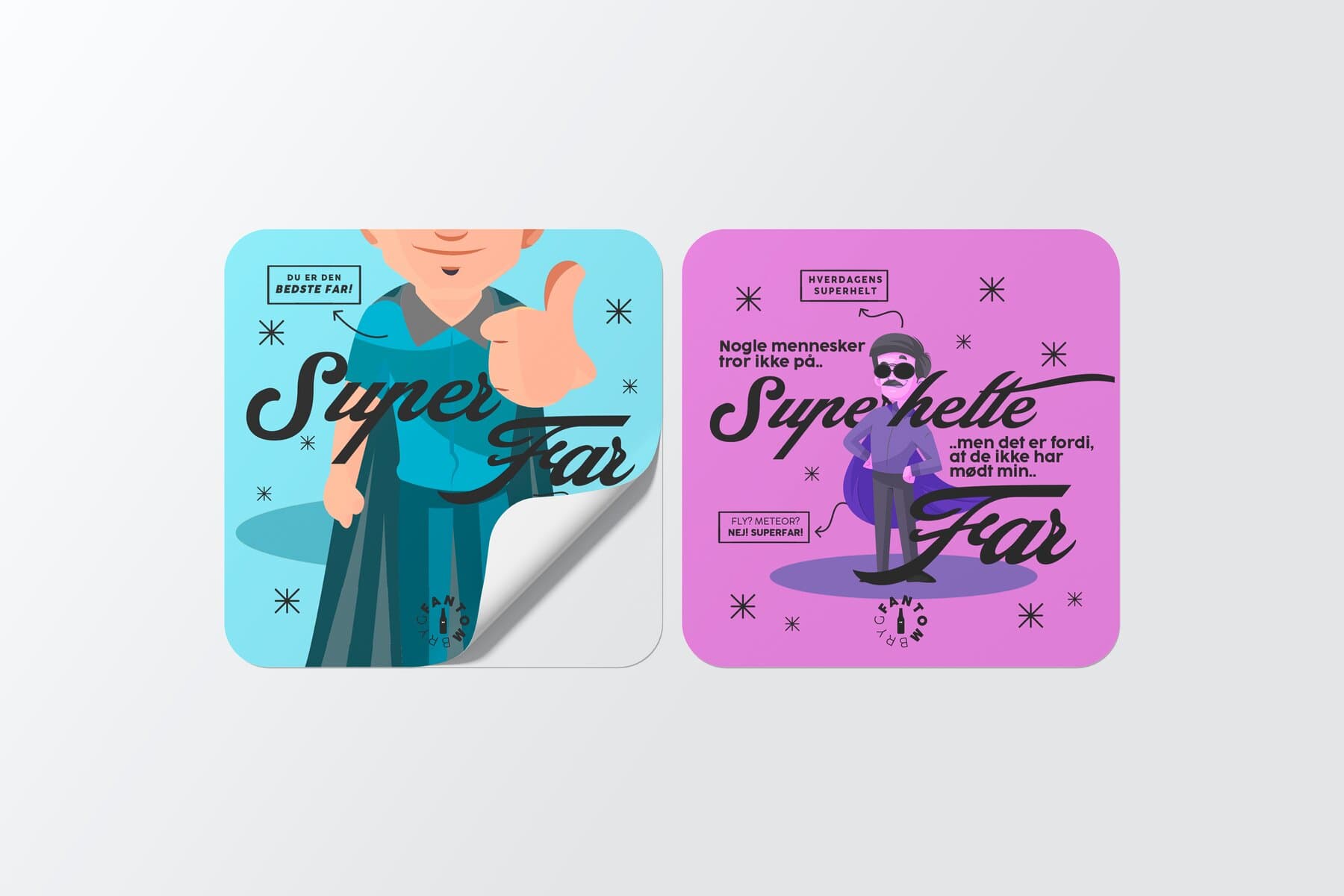 Fars Dag - SUPERFAR Sticker set