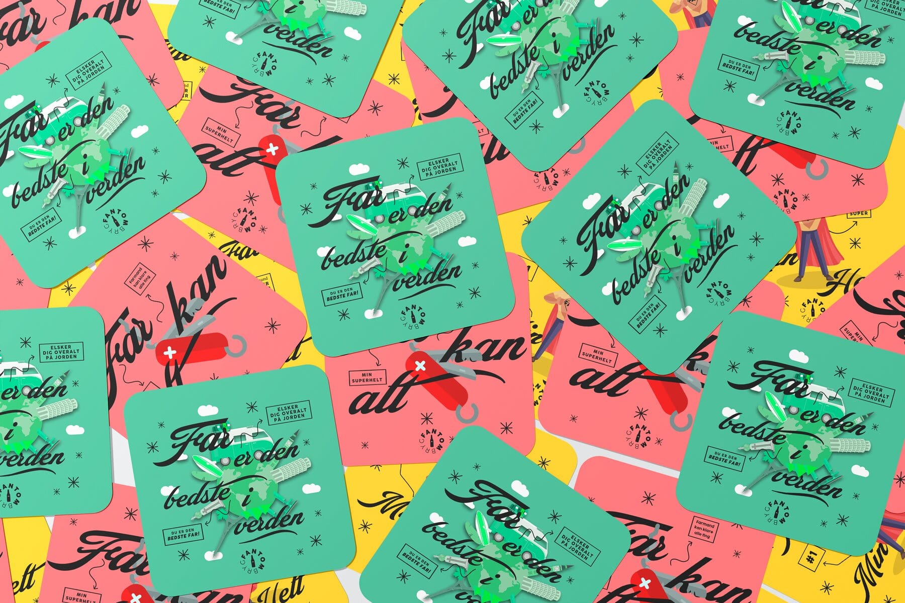 Fars Dag - SUPERFAR Sticker set