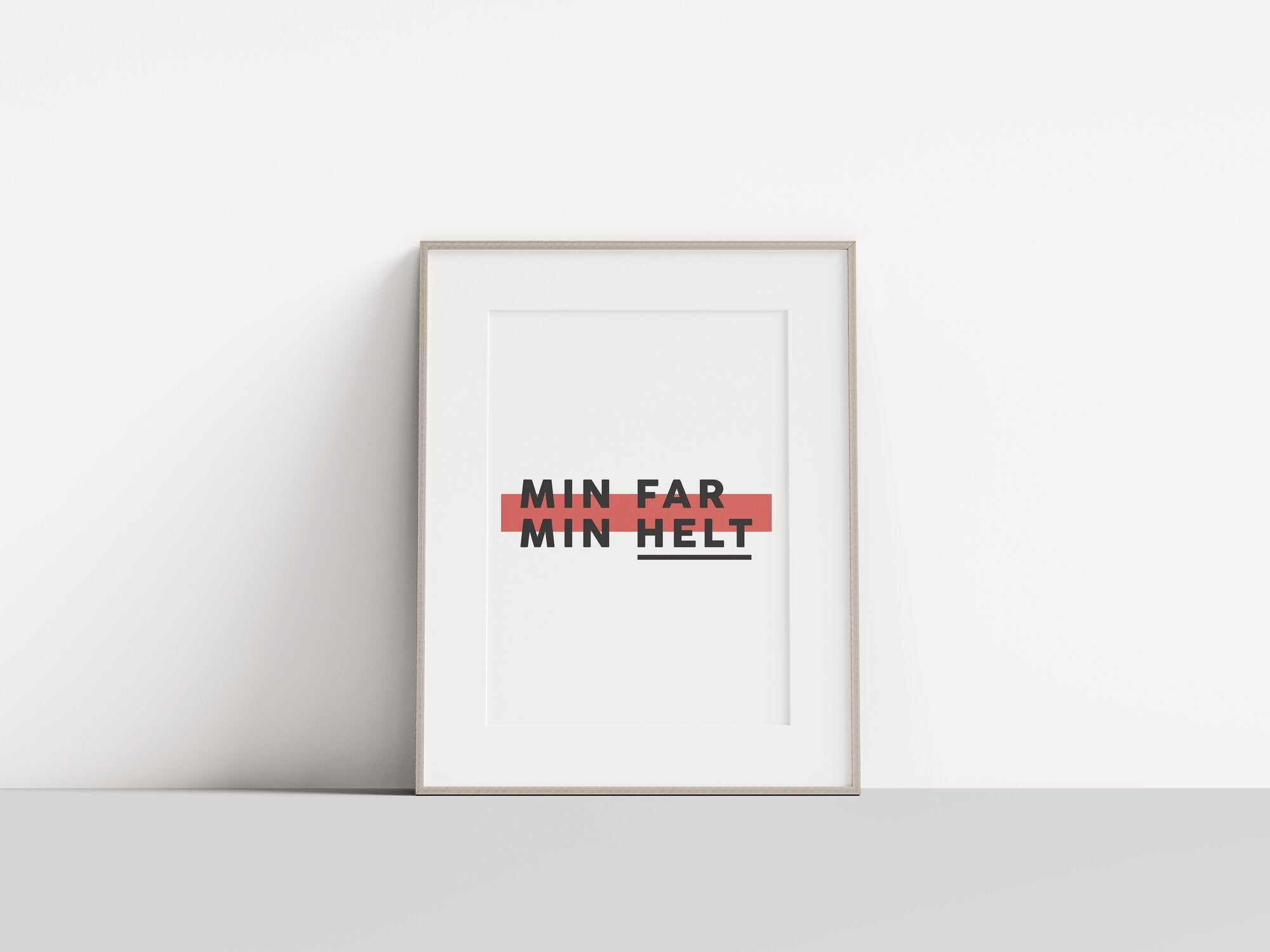 Fars Dag plakat - MIN HELT
