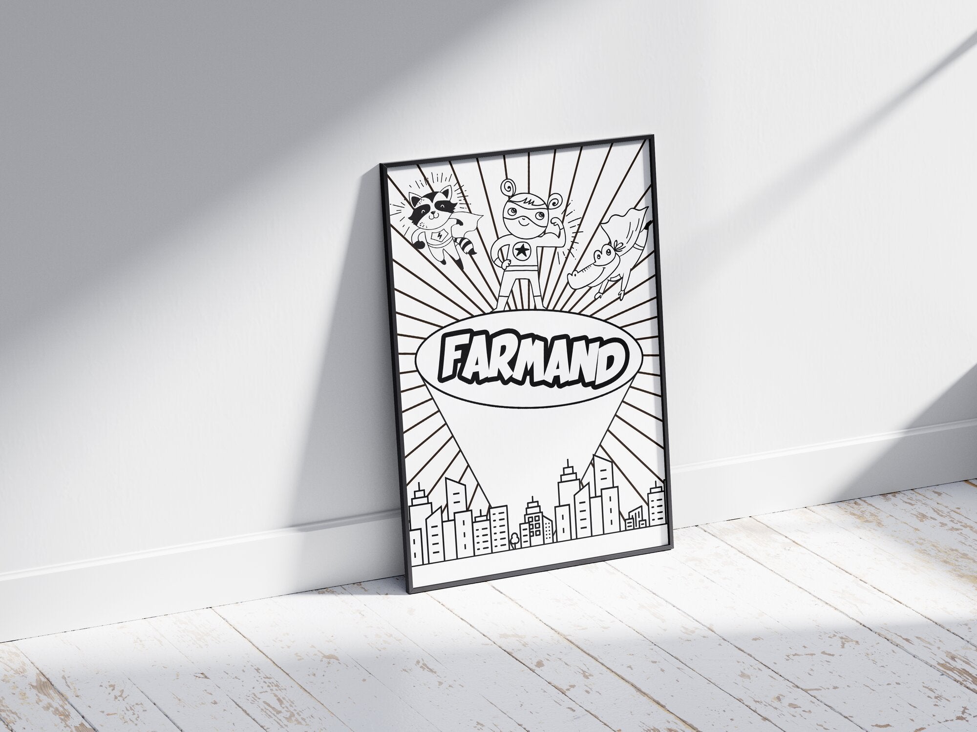 Fars Dag plakat - Mal Selv Superhelt