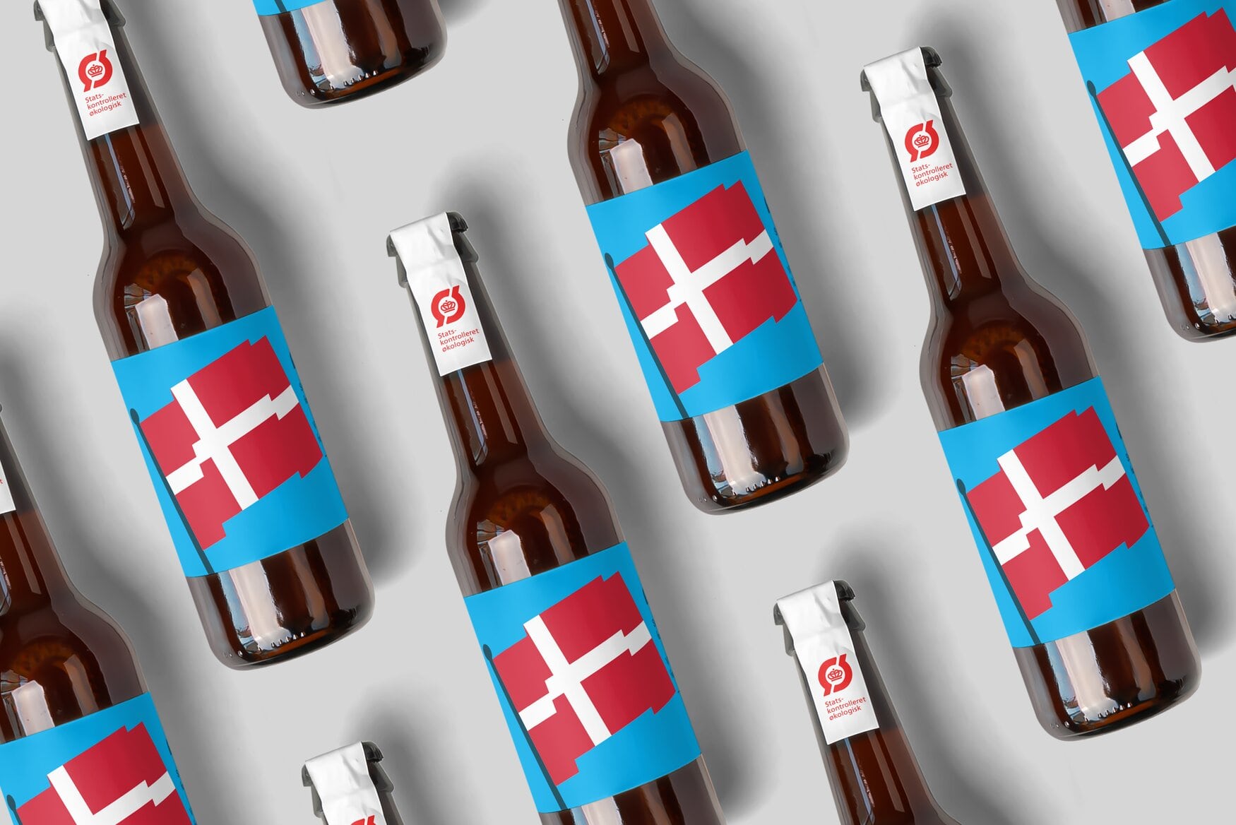 Flagrende flag med hilsen
