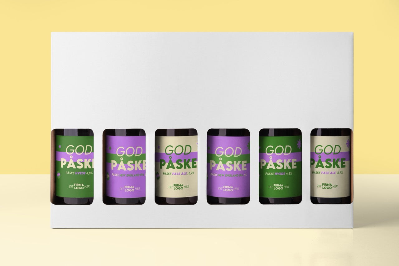 Påskegave til virksomheder – specialøl med logo