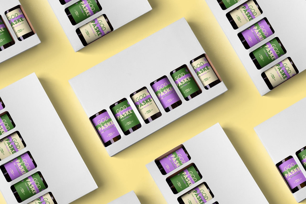 Påskegave til virksomheder – specialøl med logo