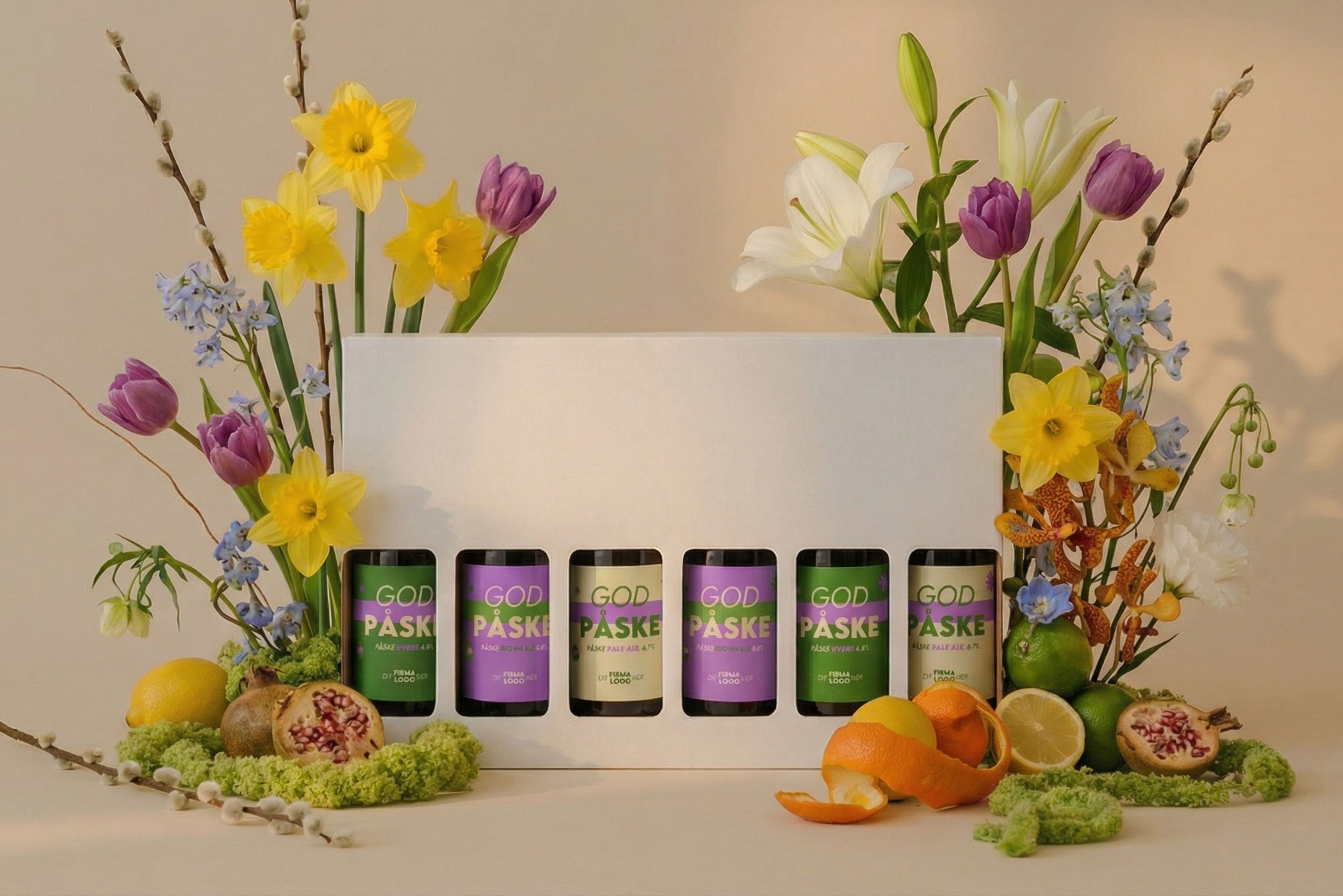 Påskegave til virksomheder – specialøl med logo
