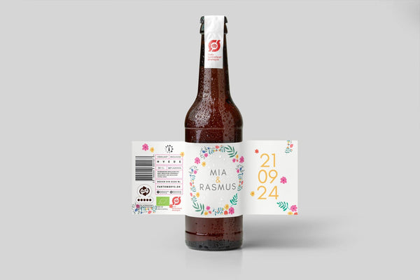 Bryllup - blomsterkrans - alkoholfri (0.5%) / 12