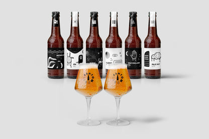 Ølgave med specialøl &amp; ølglas