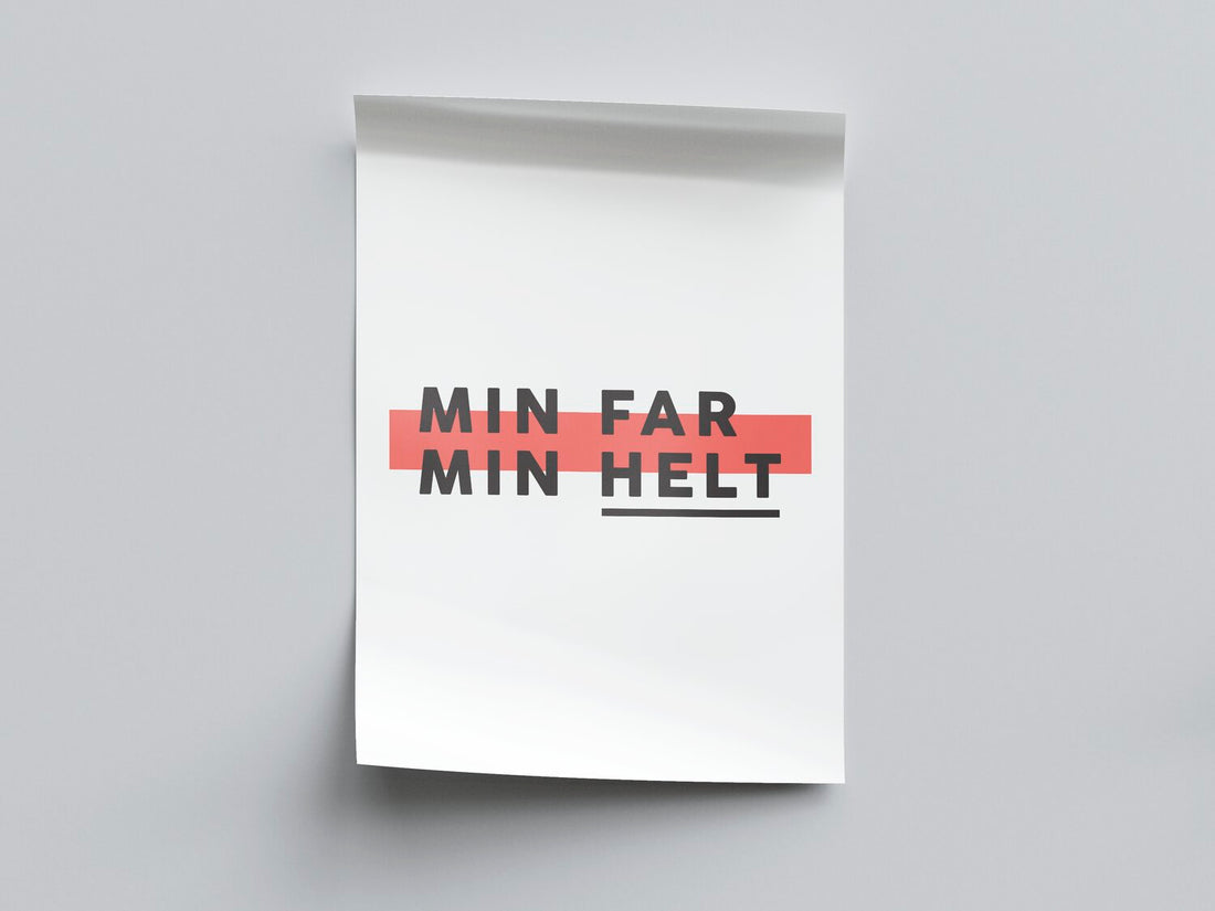 Fars Dag plakat - MIN HELT