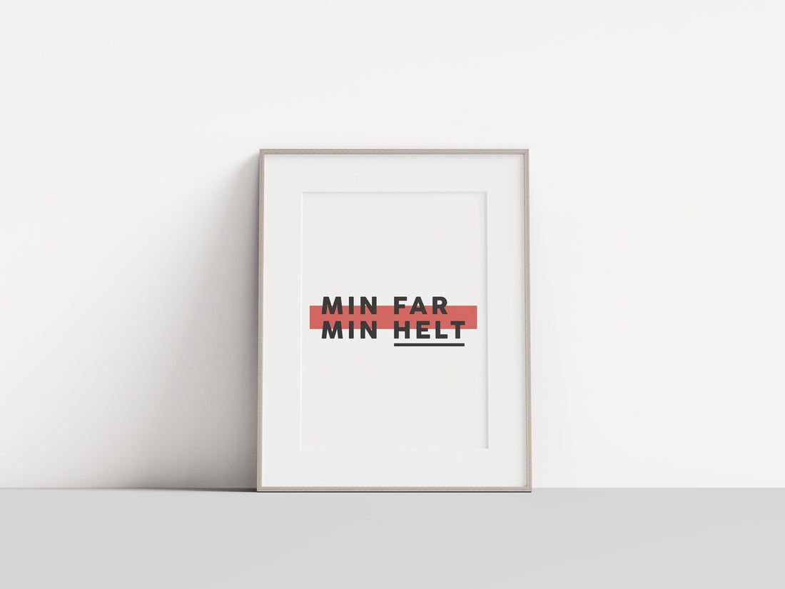 Fars Dag plakat - MIN HELT