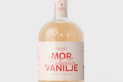 Mors Rabarber/Vanilje - færdigblandet cocktail (500 ml)