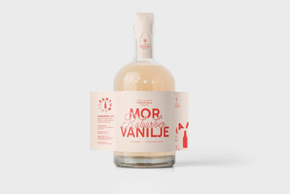Mors Rabarber/Vanilje - færdigblandet cocktail (500 ml)