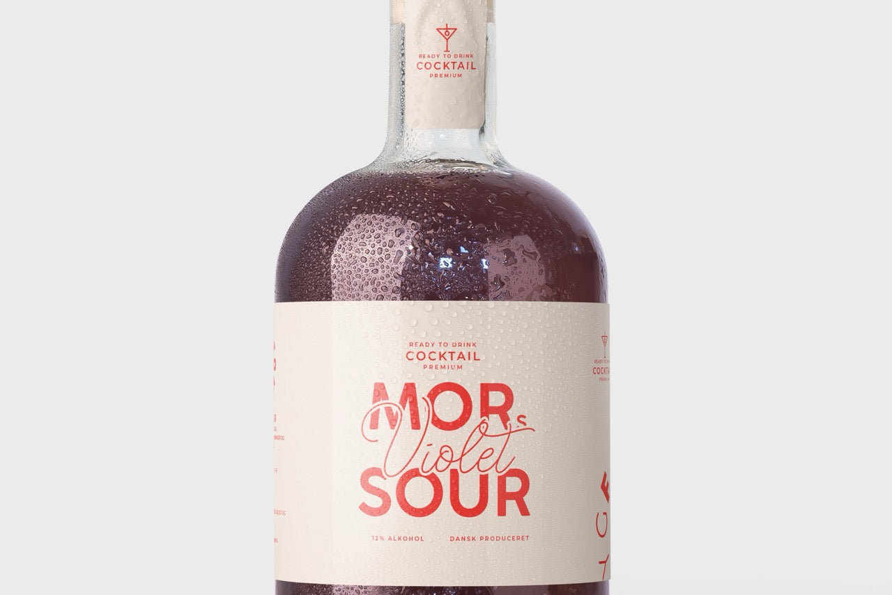 Mors Violet Sour - færdigblandet cocktail (500 ml)