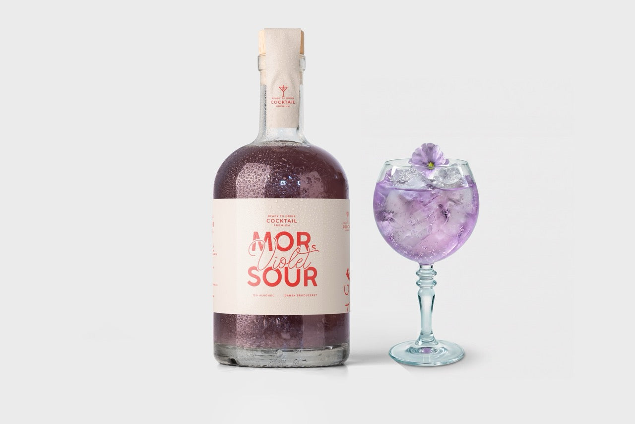 Mors Violet Sour - færdigblandet cocktail (500 ml)