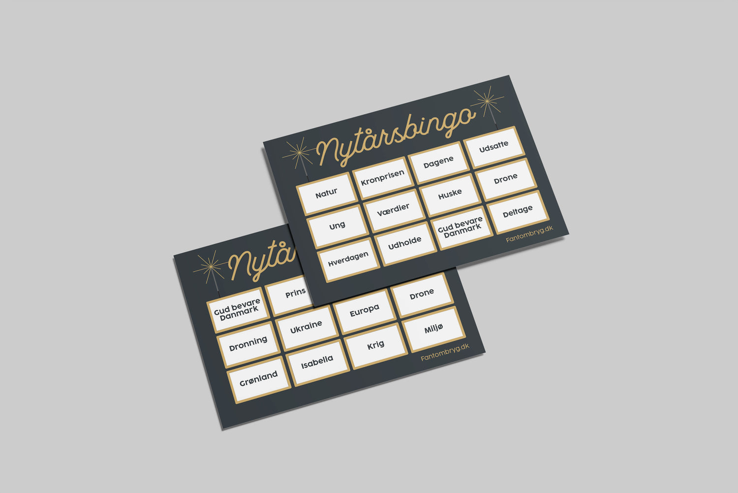 Nytårskassen med bingoplader