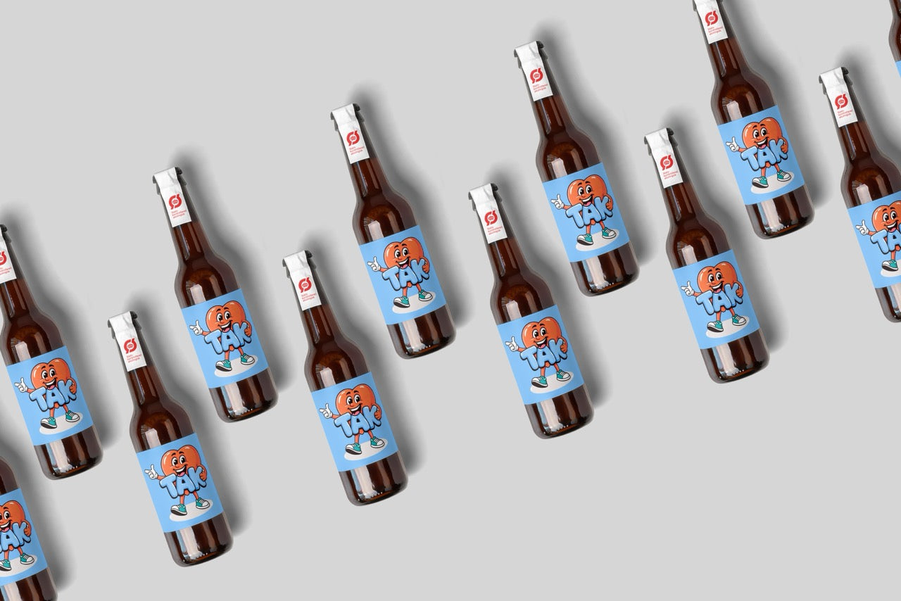 "TAK" ølgave - med personlig hilsen