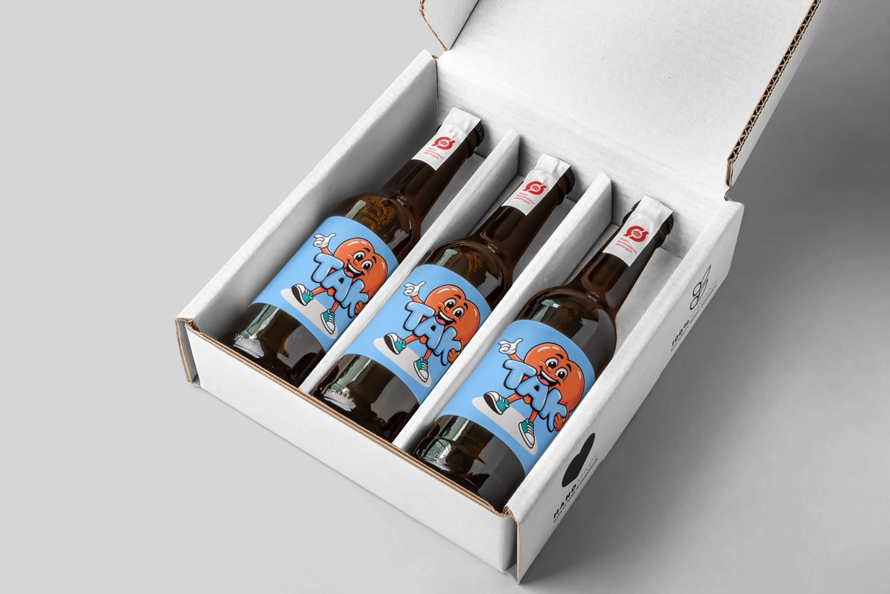 "TAK" ølgave - med personlig hilsen