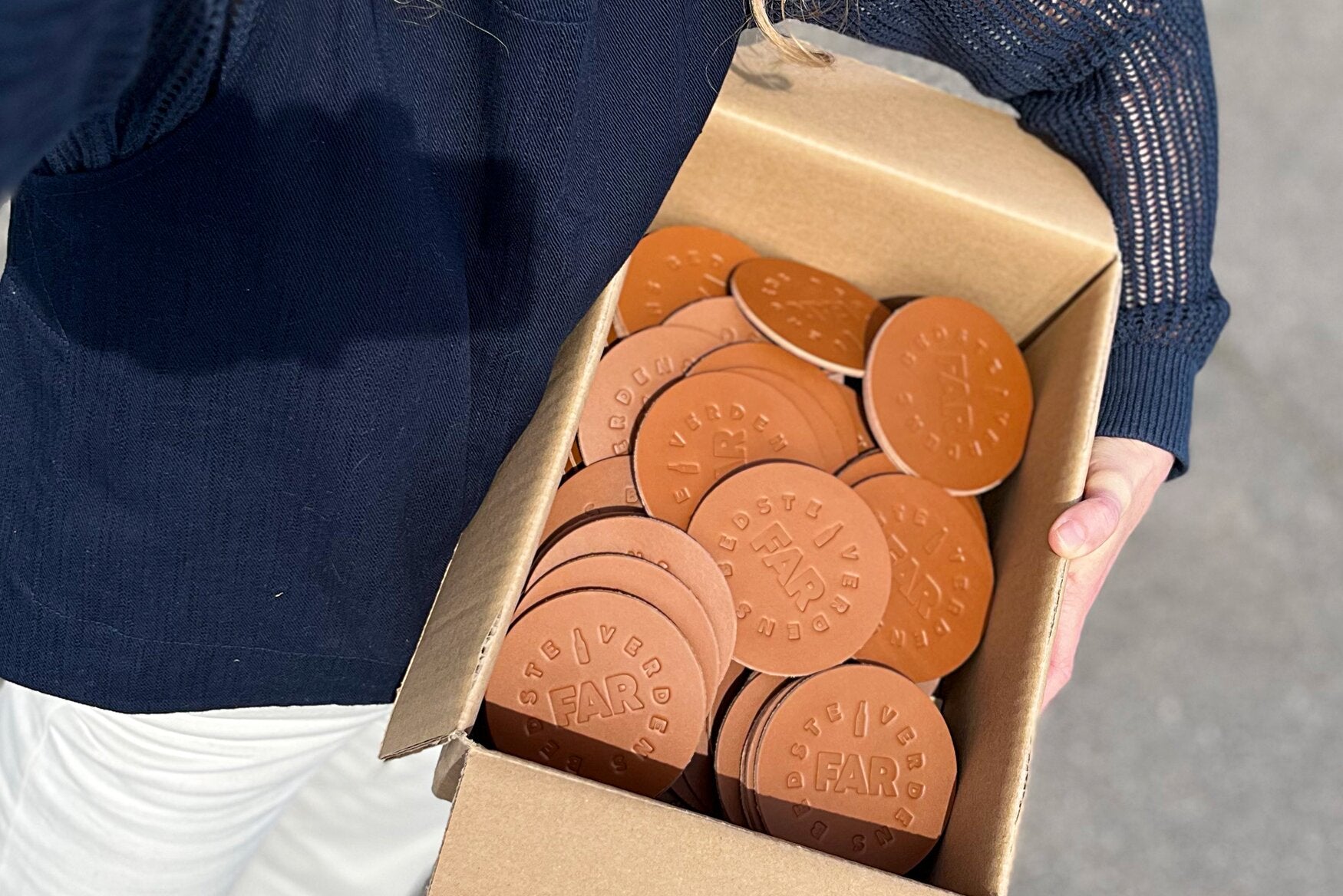 Fars Dag - Verdens Bedste Far - ølbrik i kernelæder